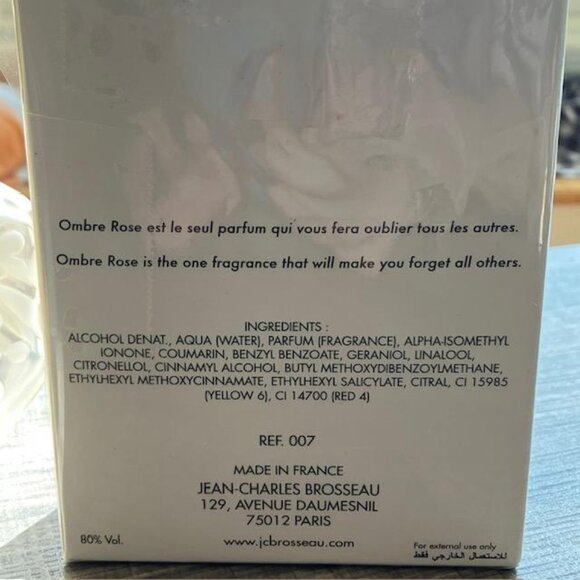 Ombre Rose by Brosseau Eau De Toilette Spray 3.4 oz NIB SEALED Free Shipping! - Picture 4 of 6